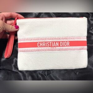 NWOT Christian Dior beauty clutch